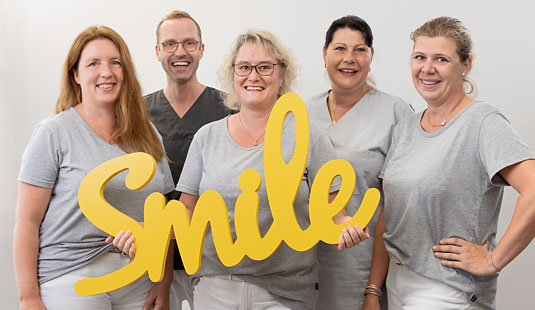 Smile bei der Zahnarztpraxis Trudering